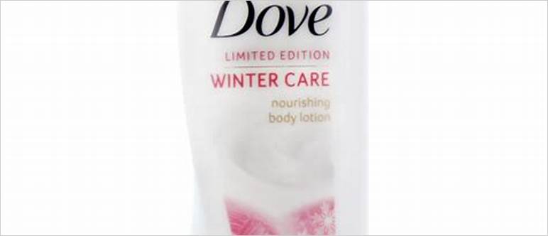 Dove winter care lotion